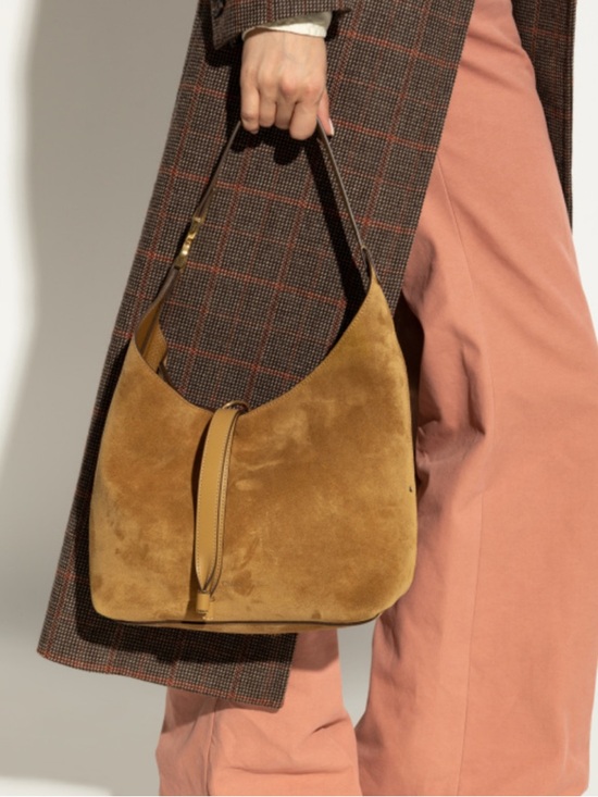 CHLOE Marcie Hobo small suede leather shoulder bag - Picture 2 of 6
